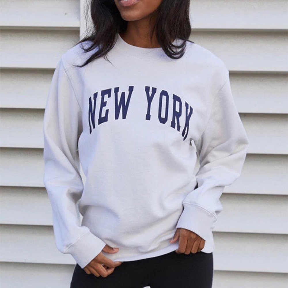brandy melville new york sweatshirt - one size - Picture 3 of 3
